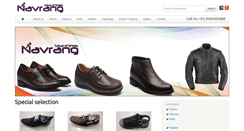 Desktop Screenshot of navrangshoes.com